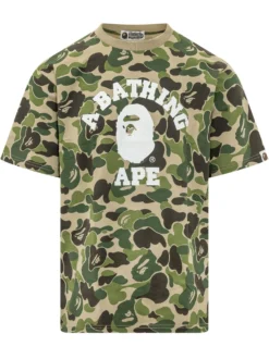 ABC Camo Logo Print T-shirt