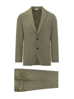 Abito Monopetto con Tasche Applicate