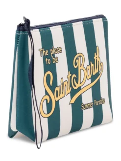 Aline Pouch Striped with Print