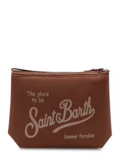 Aline Pouch with Zip Closure and Front Logo