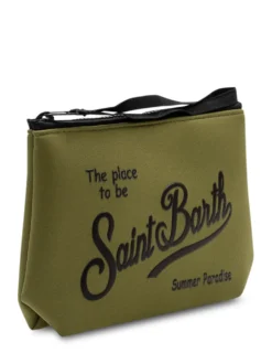 Aline Pouch with Zip Closure and Front Logo