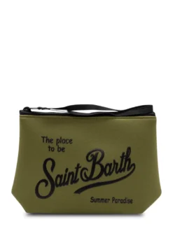 Aline Pouch with Zip Closure and Front Logo
