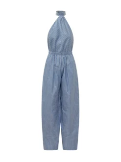 Amber Striped Halter Jumpsuit