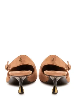 Amel Slingback Pumps with Curved Heel