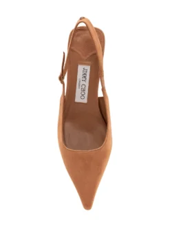 Amel Slingback Pumps with Curved Heel