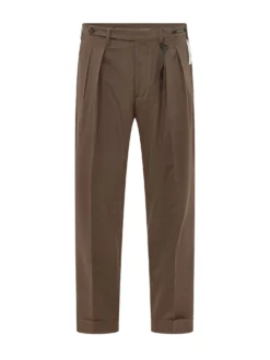 America Trousers with Turned Up Hem