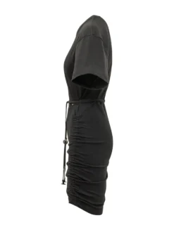 Anguillara Dress with Short Sleeves and Side Ruching