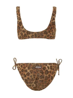 Animal Print Crop Bikini