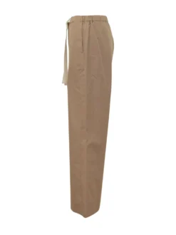 Argento Wide Leg Trousers with Drawstring