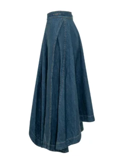 Asymmetric Long Skirt