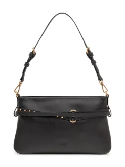 Bag with Strap and Decorative Belts