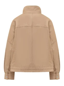 Bailee Blouson with High Neck and Zip