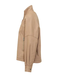 Bailee Blouson with High Neck and Zip
