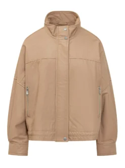 Bailee Blouson with High Neck and Zip