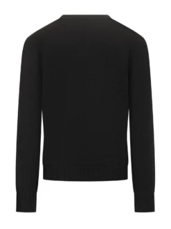 Ballantyne Black Wool Crewneck Sweater