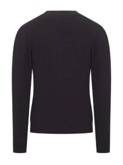 Ballantyne Black Wool Crewneck Sweater
