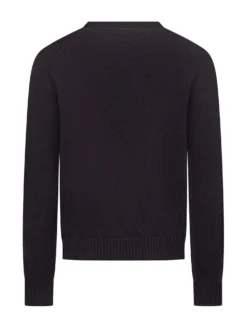 Ballantyne Black Wool Crewneck Sweater