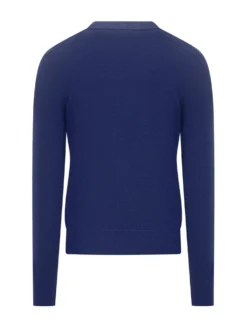 Ballantyne Blue Wool Crewneck Sweater
