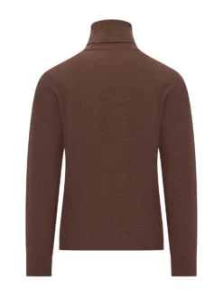 Ballantyne Brown Wool Turtleneck