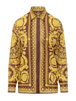 Baroque Formal Shirt In Fluid Fabric