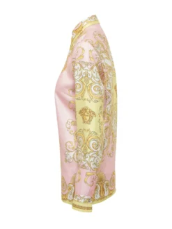 Baroque Formal Shirt In Fluid Fabric