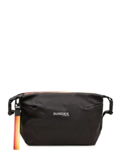 Beauty Case with Logo and Zip Closure