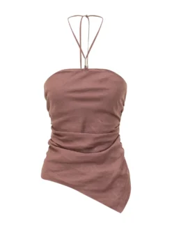 Becka Top with Halter Neck