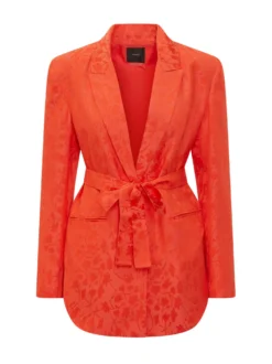 Belted Blazer with Lapels