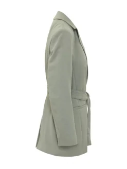 Belted Blazer with Lapels