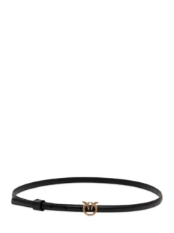 Belt Love Berry with Logo Buckle