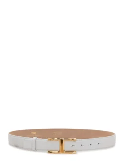 Belt with Logo Buckle