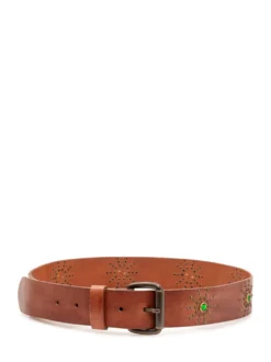 Belt with Studs and Buckle