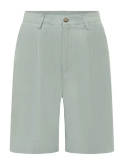 Bermuda Shorts with Button Closure