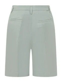 Bermuda Shorts with Button Closure