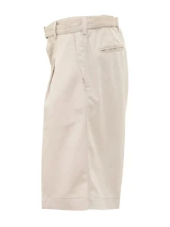 Bermuda Shorts with Integrated Belt