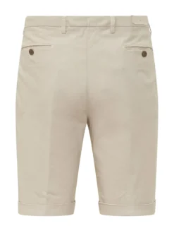 Bermuda Shorts with Turn Up Hem