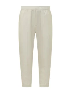 Berry Trousers with Elastic Waistband