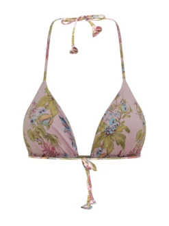 Bikini Top Jennifer Triangle with Ties and Print