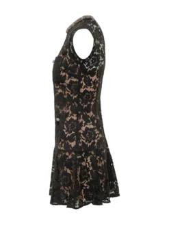 Black Lace Mini Dress