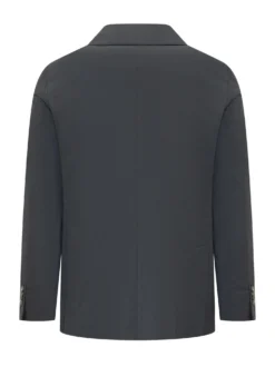 Blazer con Rever e Tasche Applicate