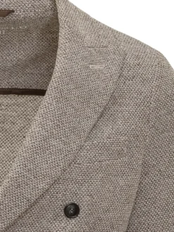 Blazer Doppiopetto con Tasche Applicate