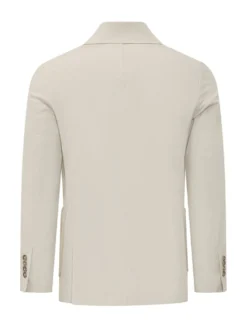 Blazer Doppiopetto in Jersey con Tasche