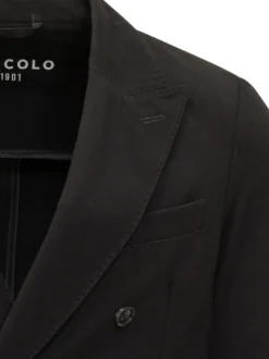 Blazer Doppiopetto in Jersey con Tasche