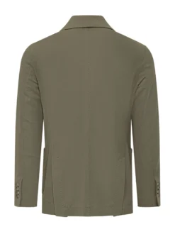Blazer Doppiopetto in Piquet con Tasche