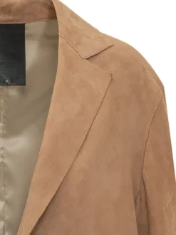 Blazer with Lapel and Button