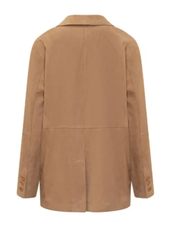Blazer with Lapel and Button