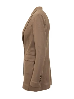 Blazer with Lapels and Button Closure