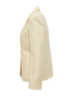 Blazer with Lapels and Patch Pockets