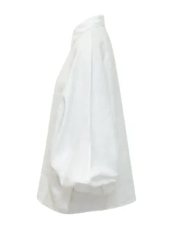 Blouse with Collar and Wide Sleeves