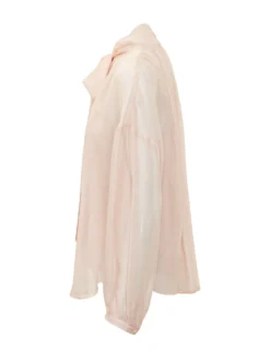 Blouse with Neck Bow